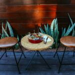 Stone coffee table